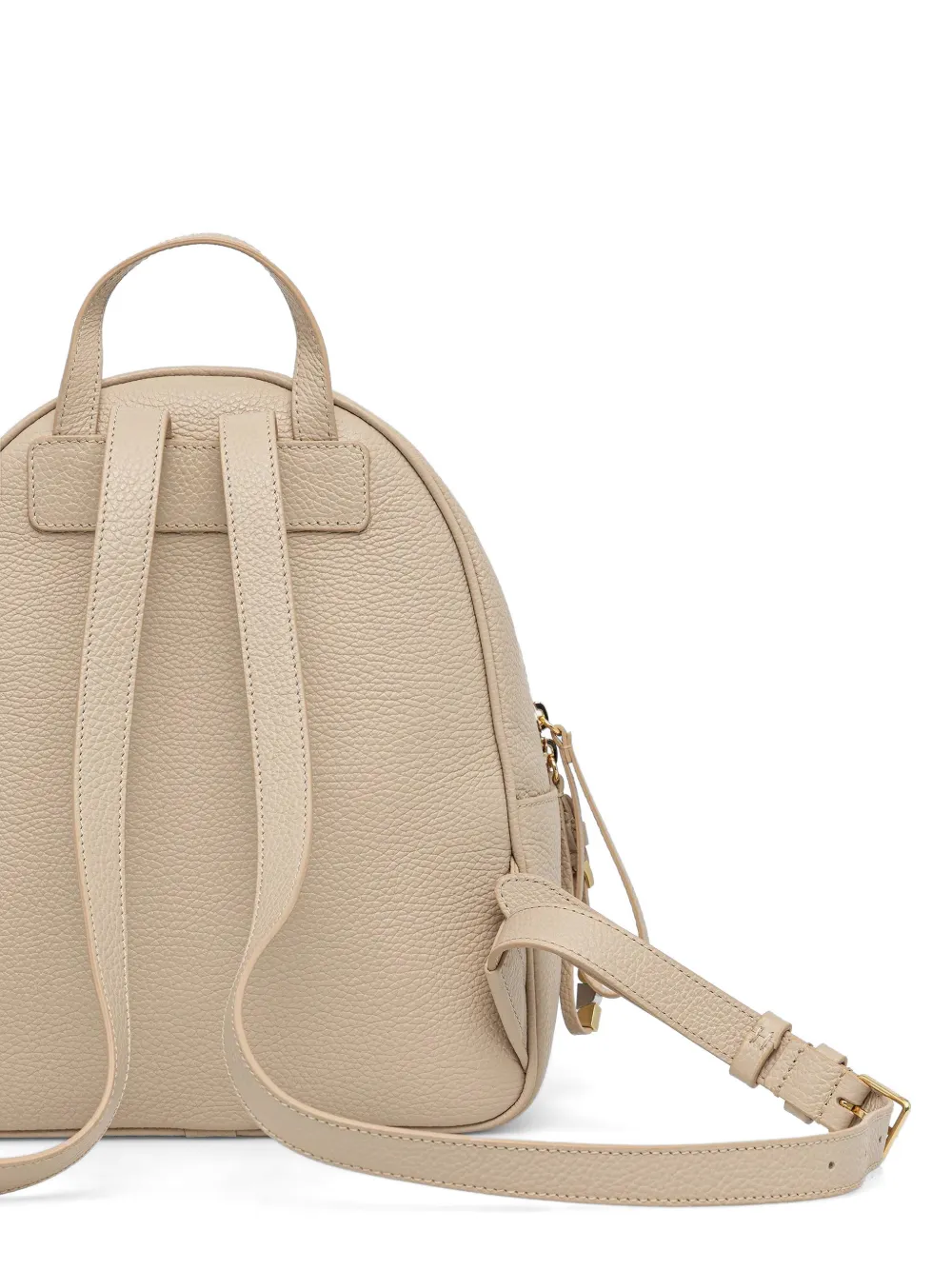Grained-Leather Backpack