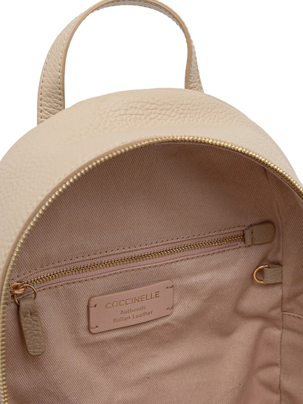 Grained-Leather Backpack