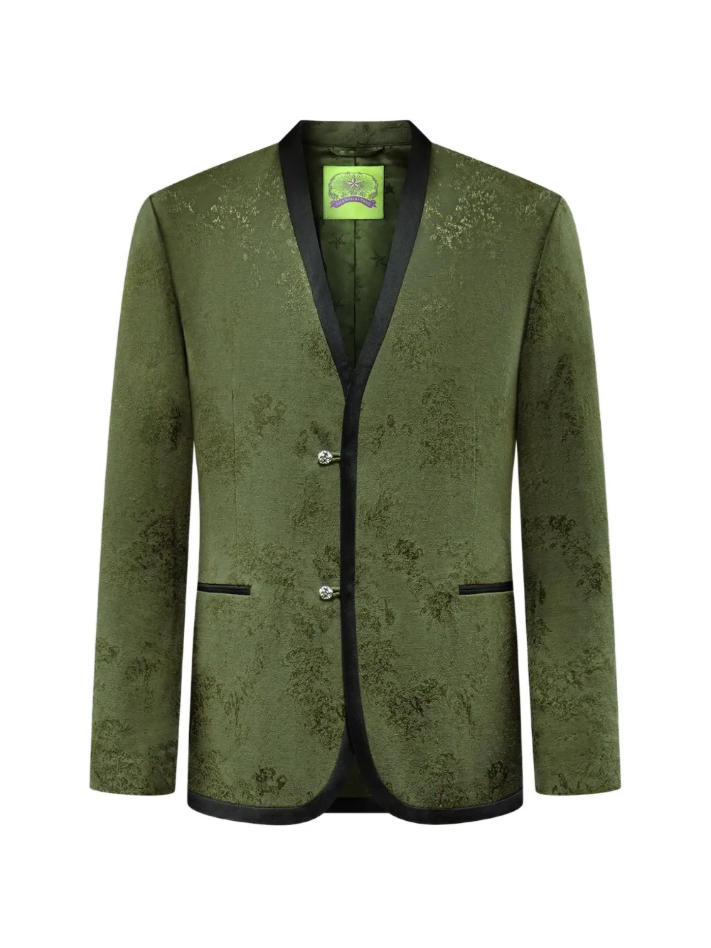 Shanghai Tang single-breasted blazer - Green