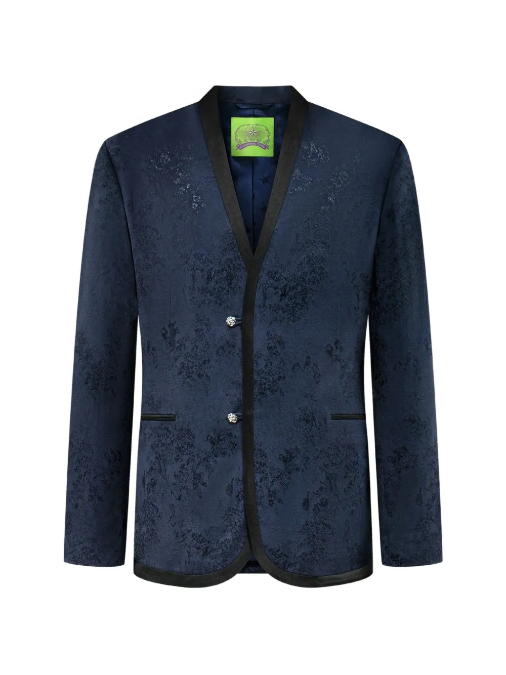 Shanghai Tang floral-pattern blazer - Blau