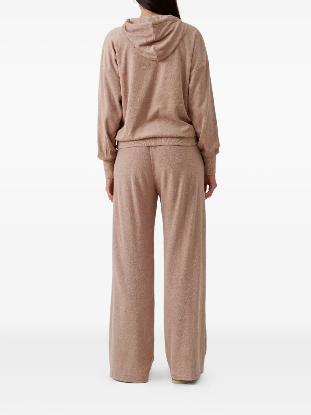  Melissa Odabash Nora Drawstring Hoodie - Neutrals 