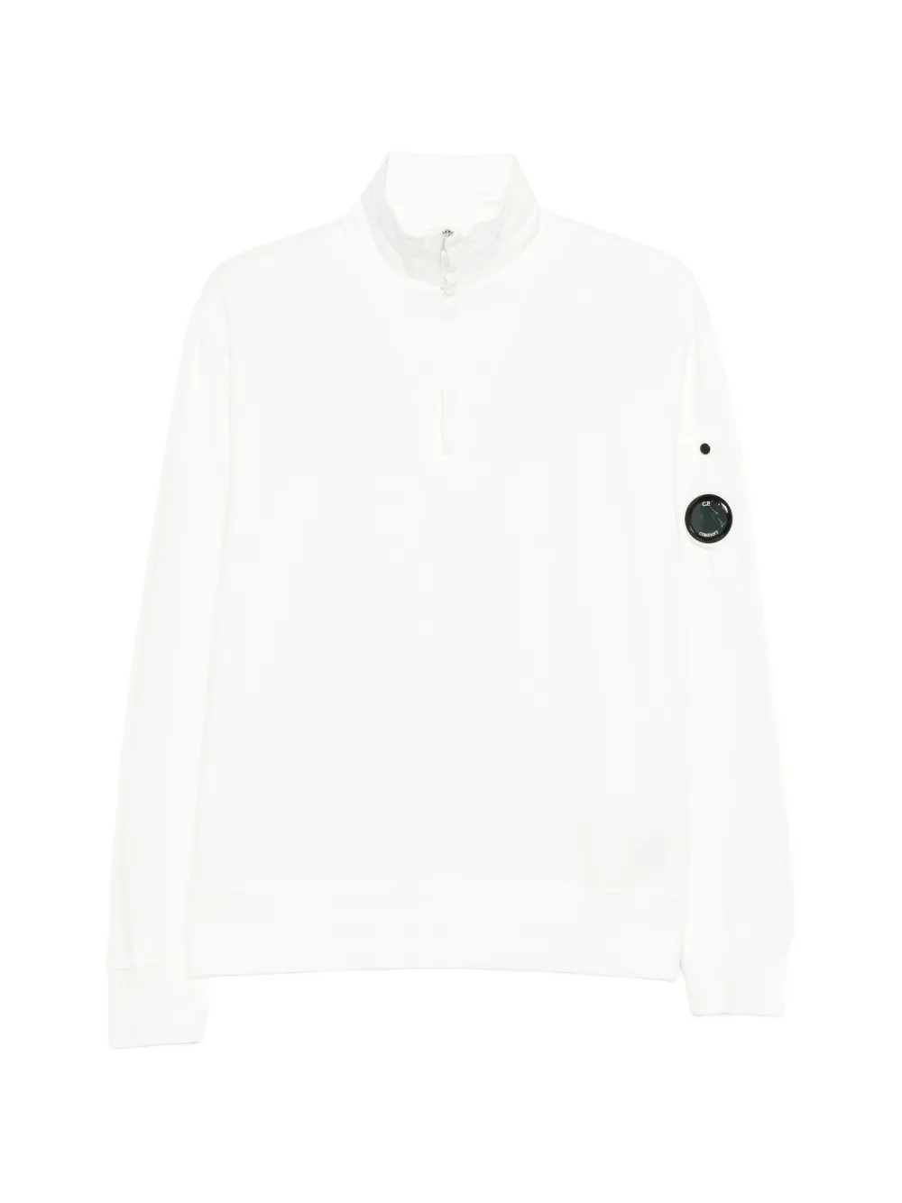 C.P. Company half-zip sweatshirt - Bianco
