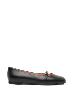 BALLYレディース フラットシューズ Bally レザー フラットシューズ | ブラック | FARFETCH JP