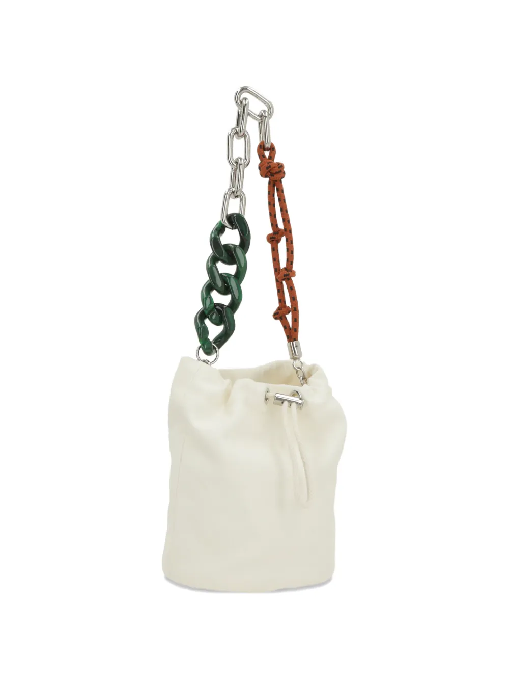  Plan C Logo-detail Bucket Bag - Neutrals 