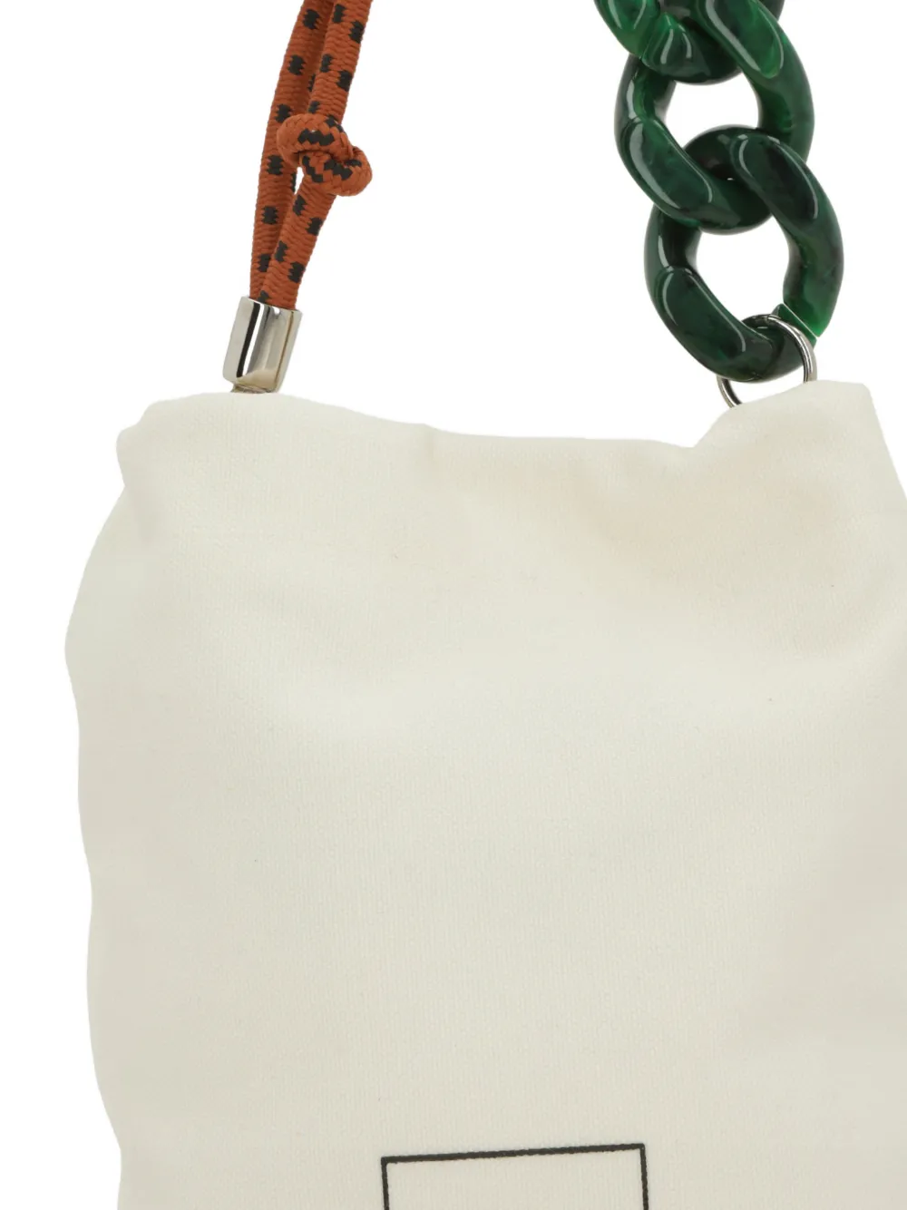 Plan C Bucket-tas met logo Beige