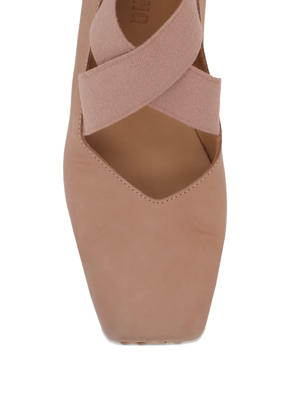 Uma Wang Loafers met vierkante neus Beige