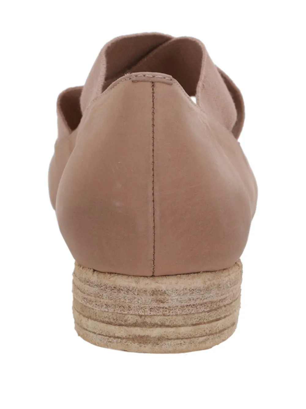 Uma Wang Loafers met vierkante neus Beige