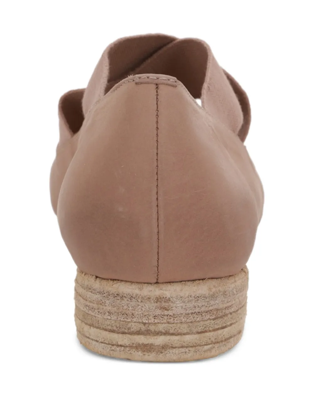  Uma Wang Square-toe Loafers - Neutrals 