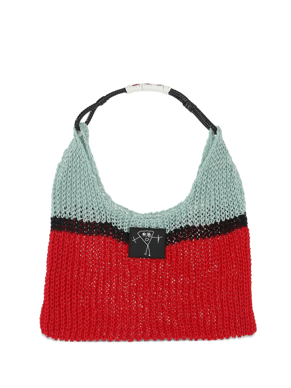 Plan C mesh shoulder bag - Rosso