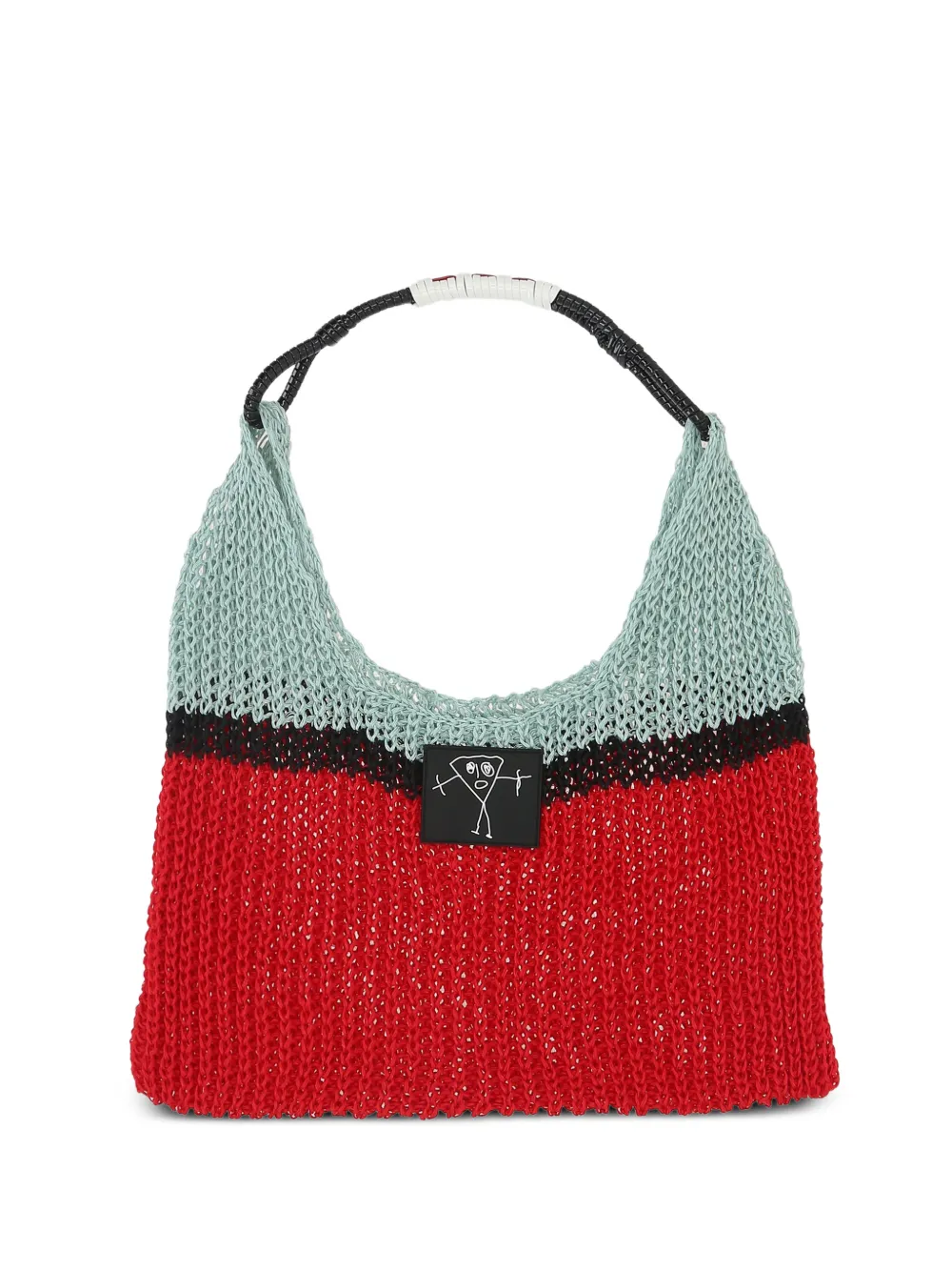 Plan C mesh shoulder bag - Rosso