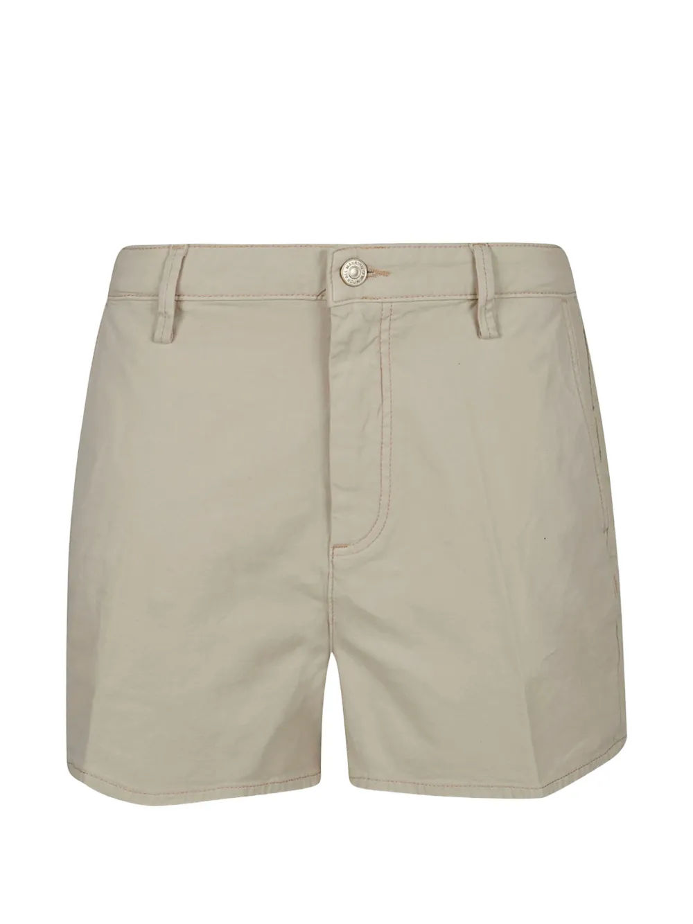 7 For All Mankind zip-fastening denim shorts - Toni neutri