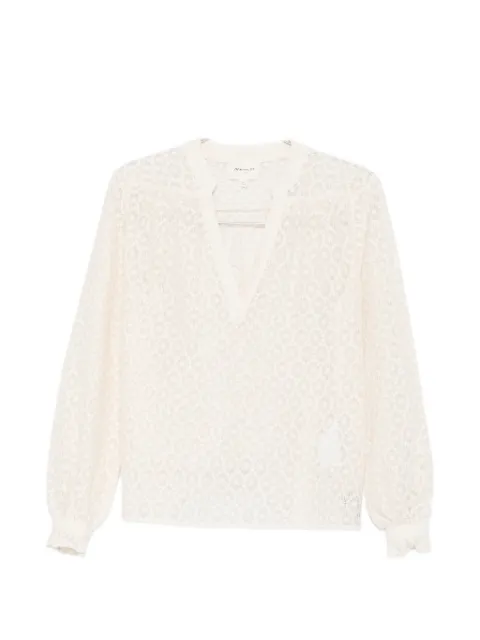 MAISON123 Daniela V-neck floral-print blouse