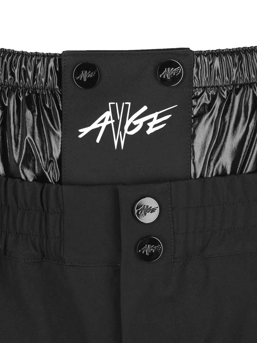 Moncler x A$AP Rocky shorts met elastische taille Zwart