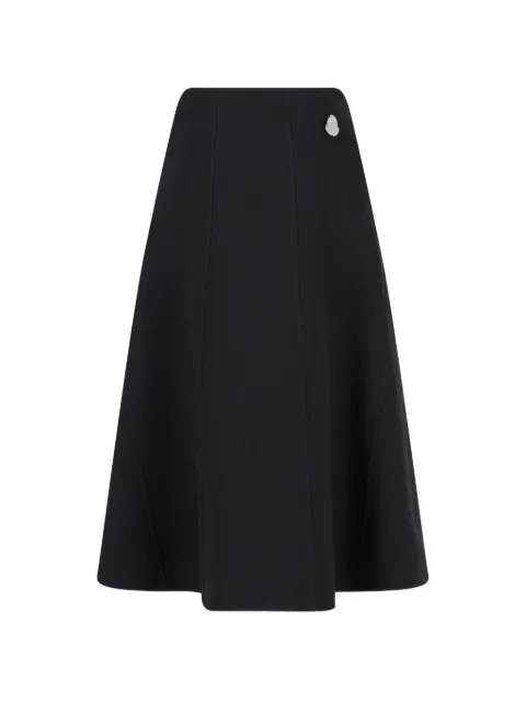 Moncler falda midi acampanada en colaboración con Jil Sander