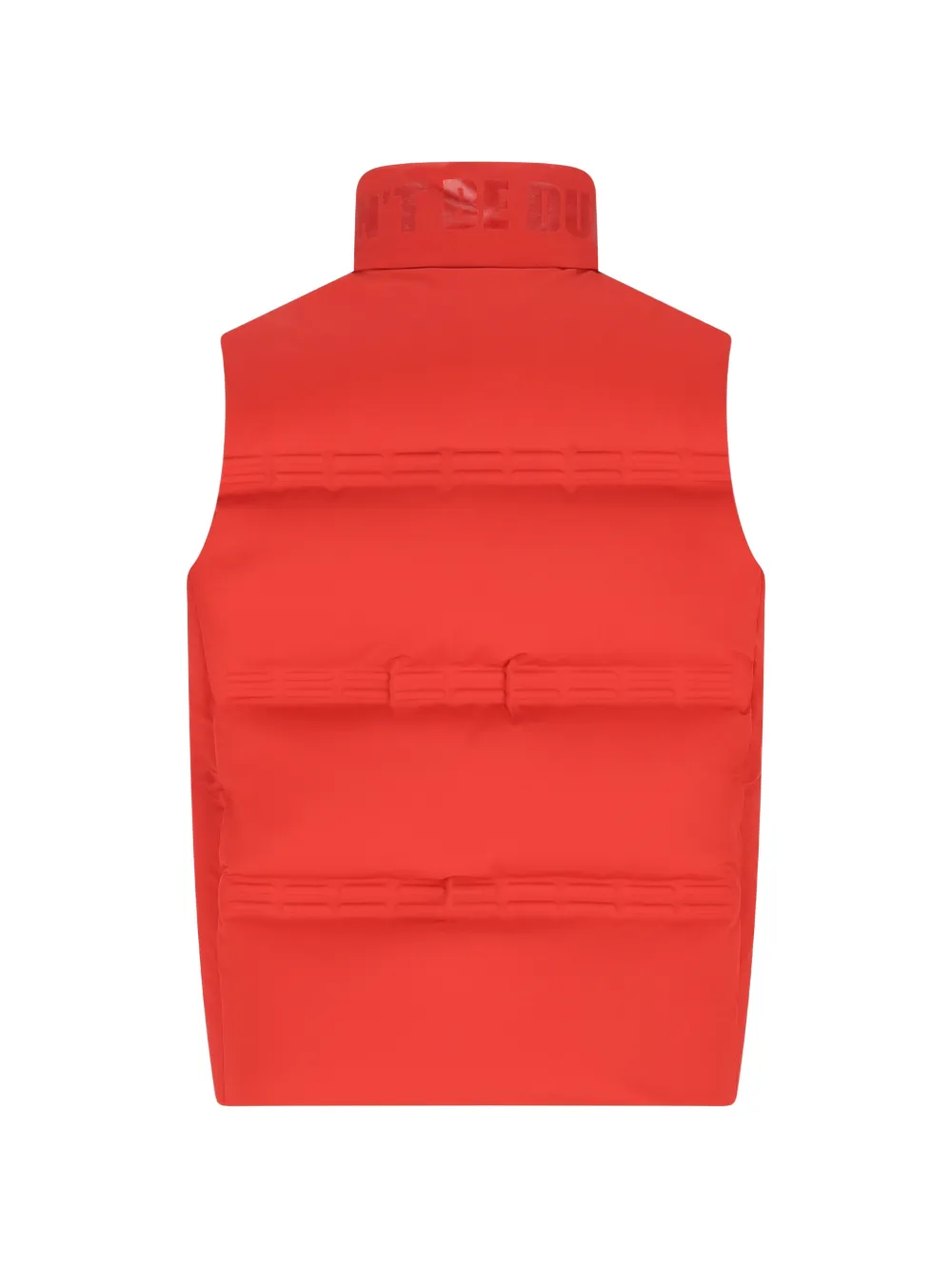 Moncler x A$AP Rocky gilet met hoge hals en logopatch Rood