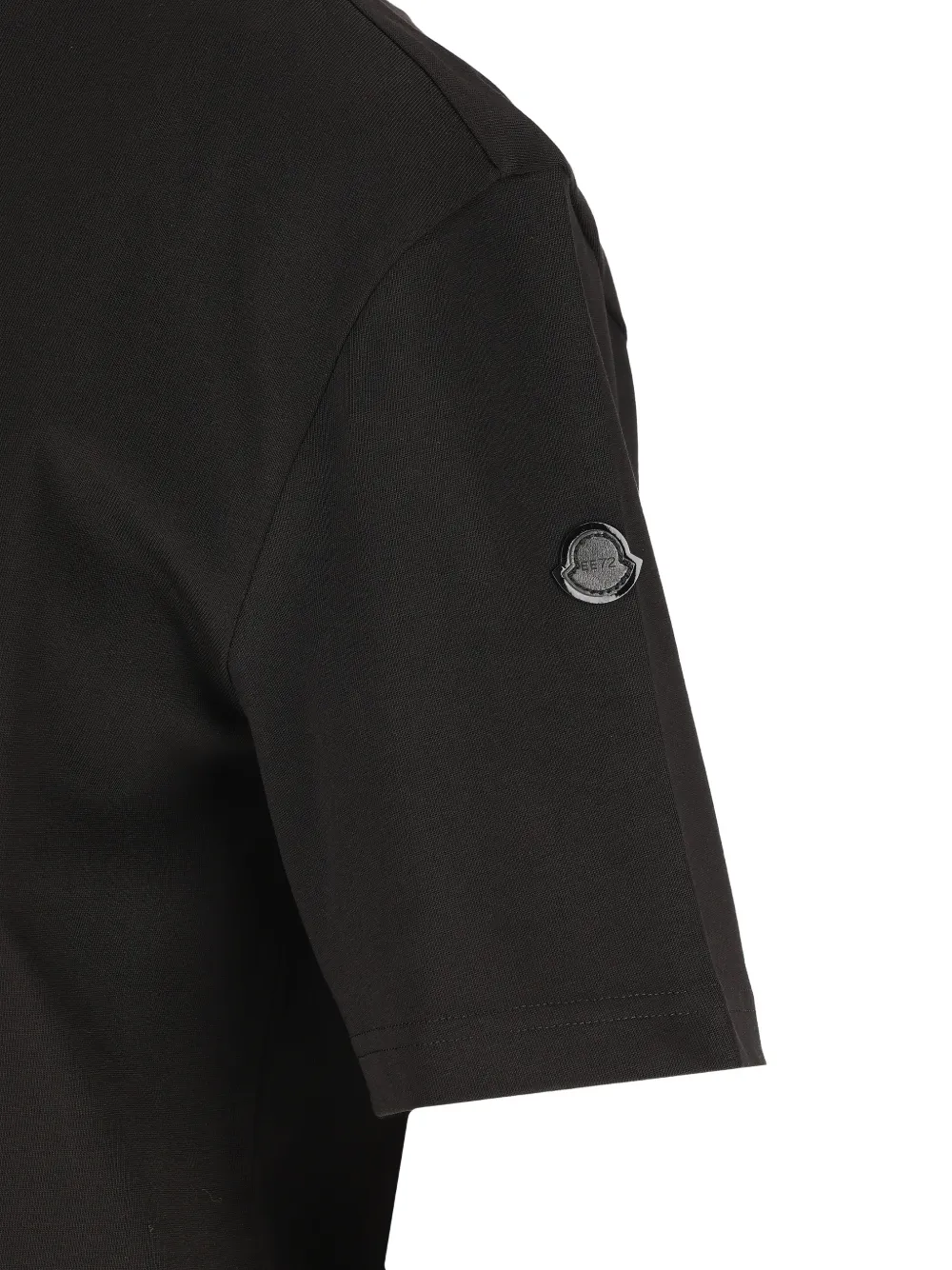 Moncler x Edward Enninful T-shirt met logo Zwart