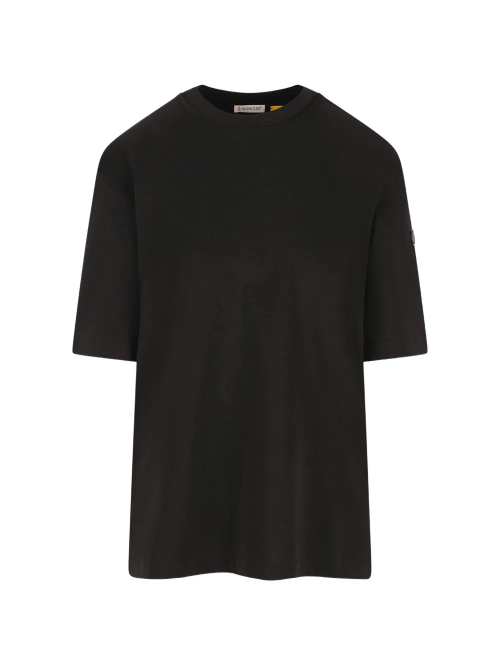 Moncler x Edward Enninful T-shirt met logo Zwart