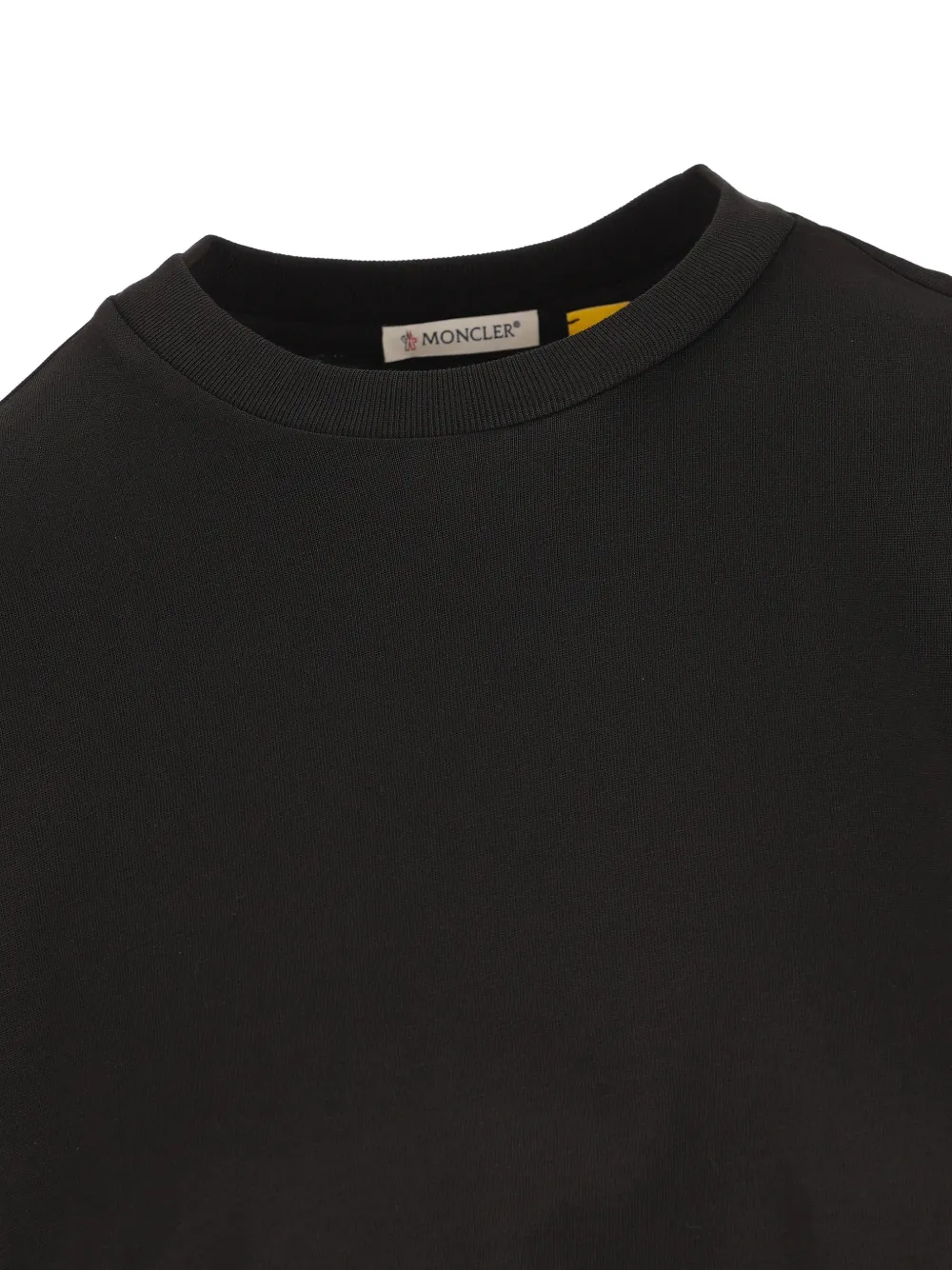 Moncler x Edward Enninful T-shirt met logo Zwart
