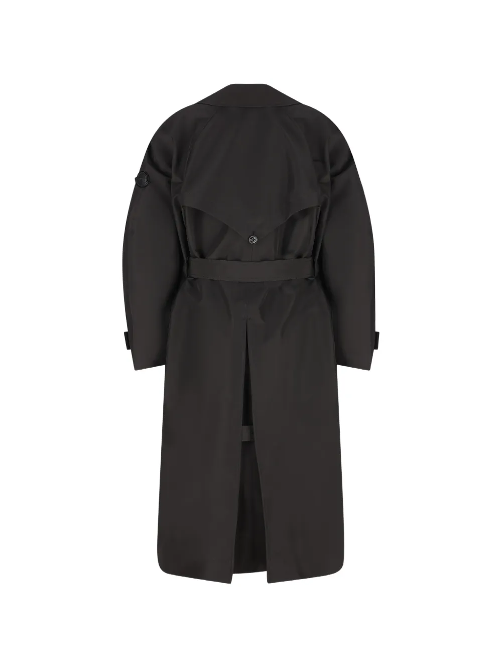  Moncler X Edward Enninful Double-breasted Belted Coat - Black 