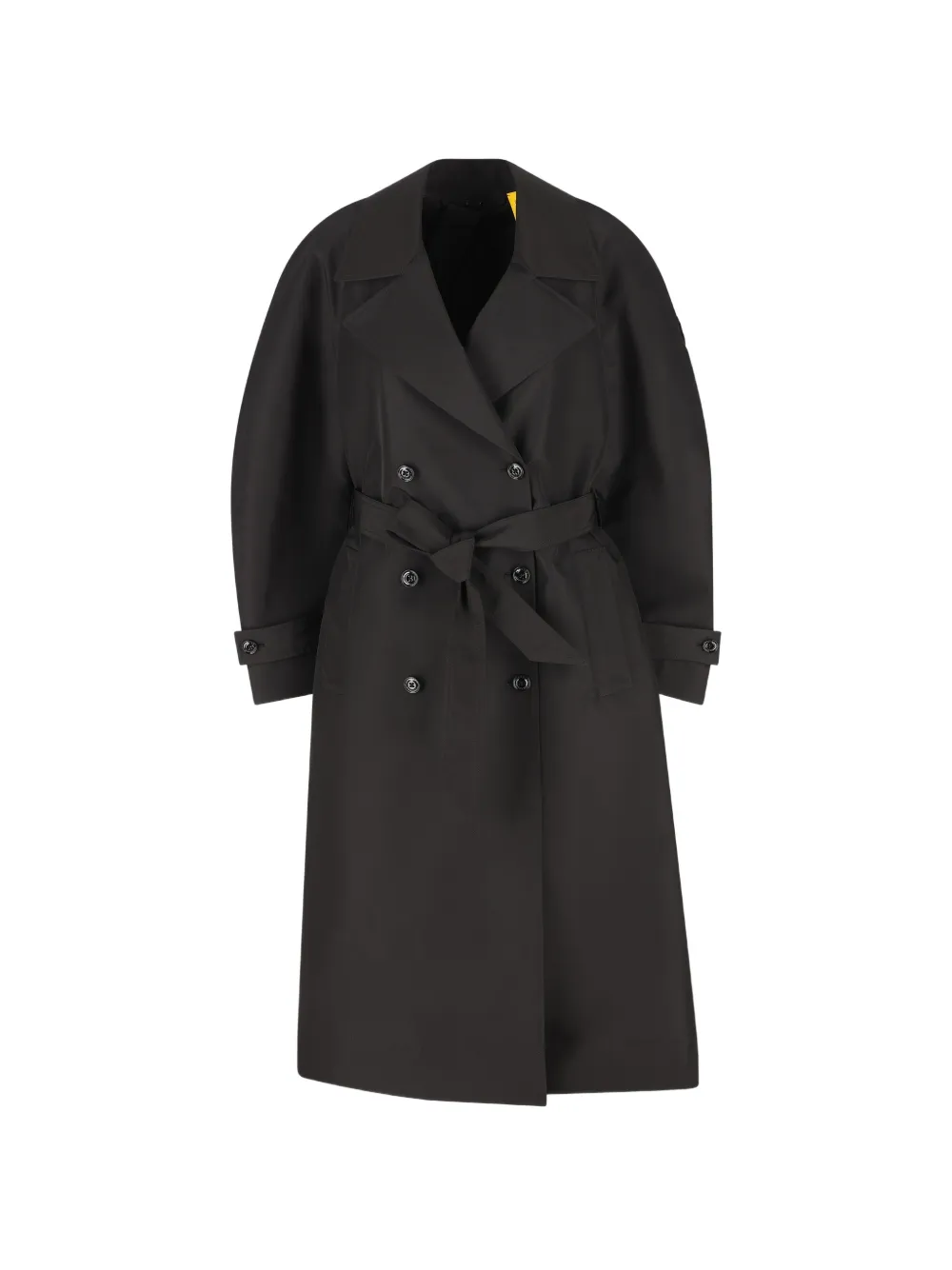 Moncler x Edward Enninful double-breasted belted coat - Nero