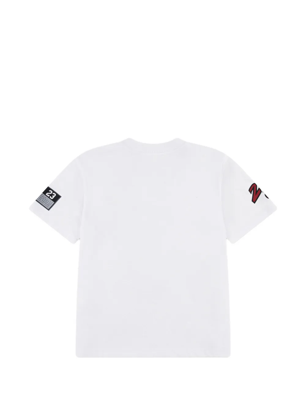 Jordan Kids T-shirt met applicatie Wit