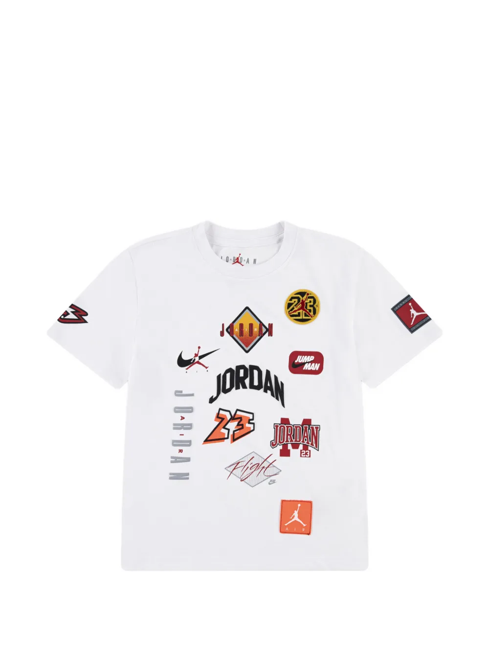 Jordan Kids appliqué graphic T-shirt - Bianco