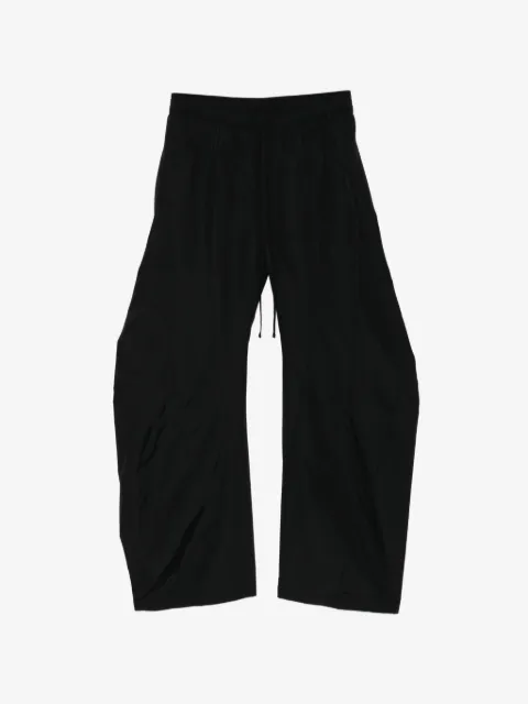 Julius bending wide-leg trousers