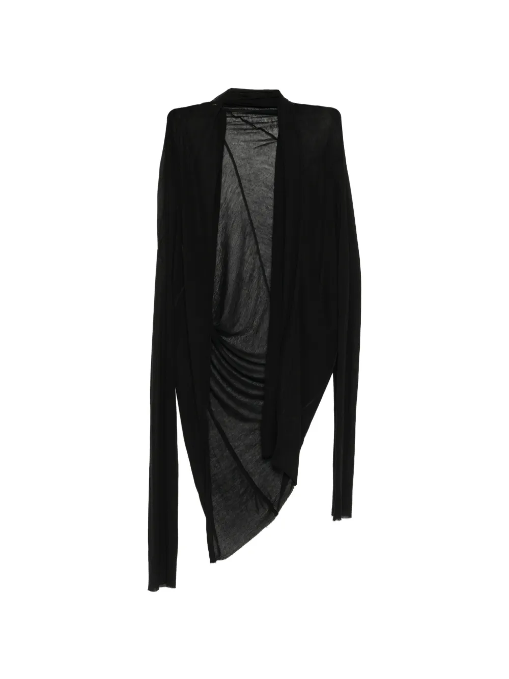 Julius draped cardigan - Nero