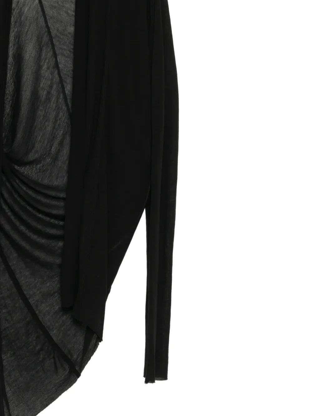  Julius Draped Cardigan - Black 
