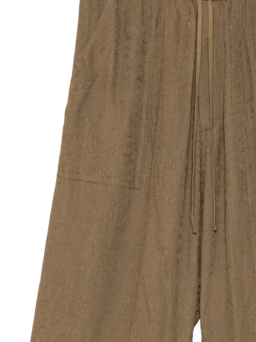  Julius Cropped Wide-leg Trousers - Brown 
