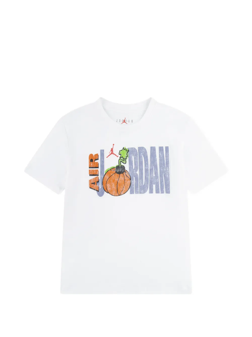 Jordan Kids crew-neck graphic T-shirt - Bianco