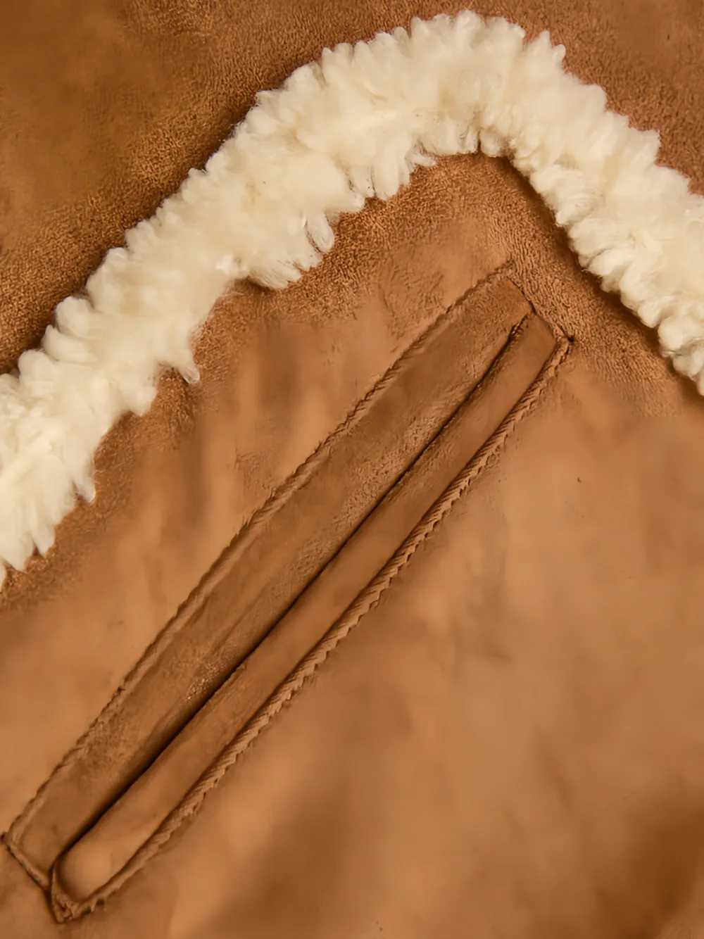 Shearling Trim Jacket