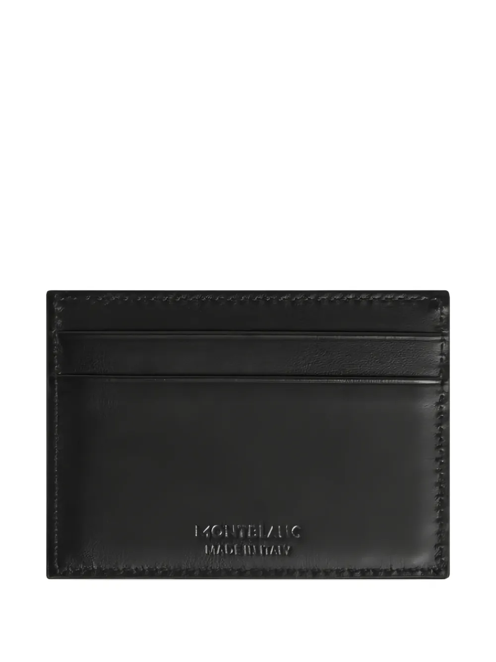 Montblanc leather card holder - Nero