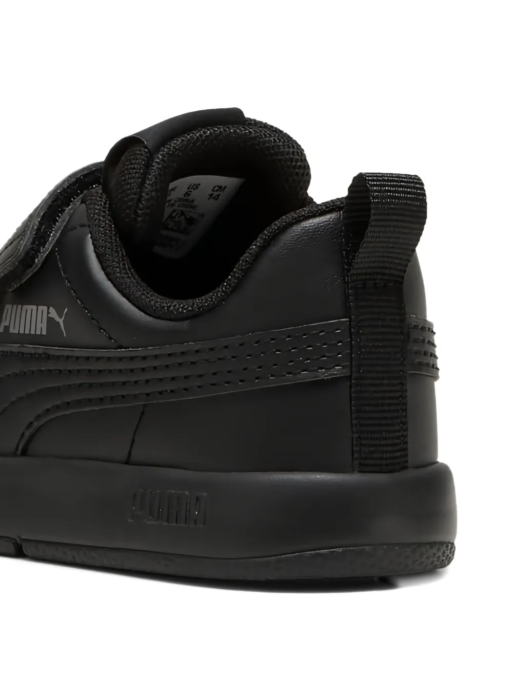 Puma Kids Courtflex V3 sneakers met bandje Zwart