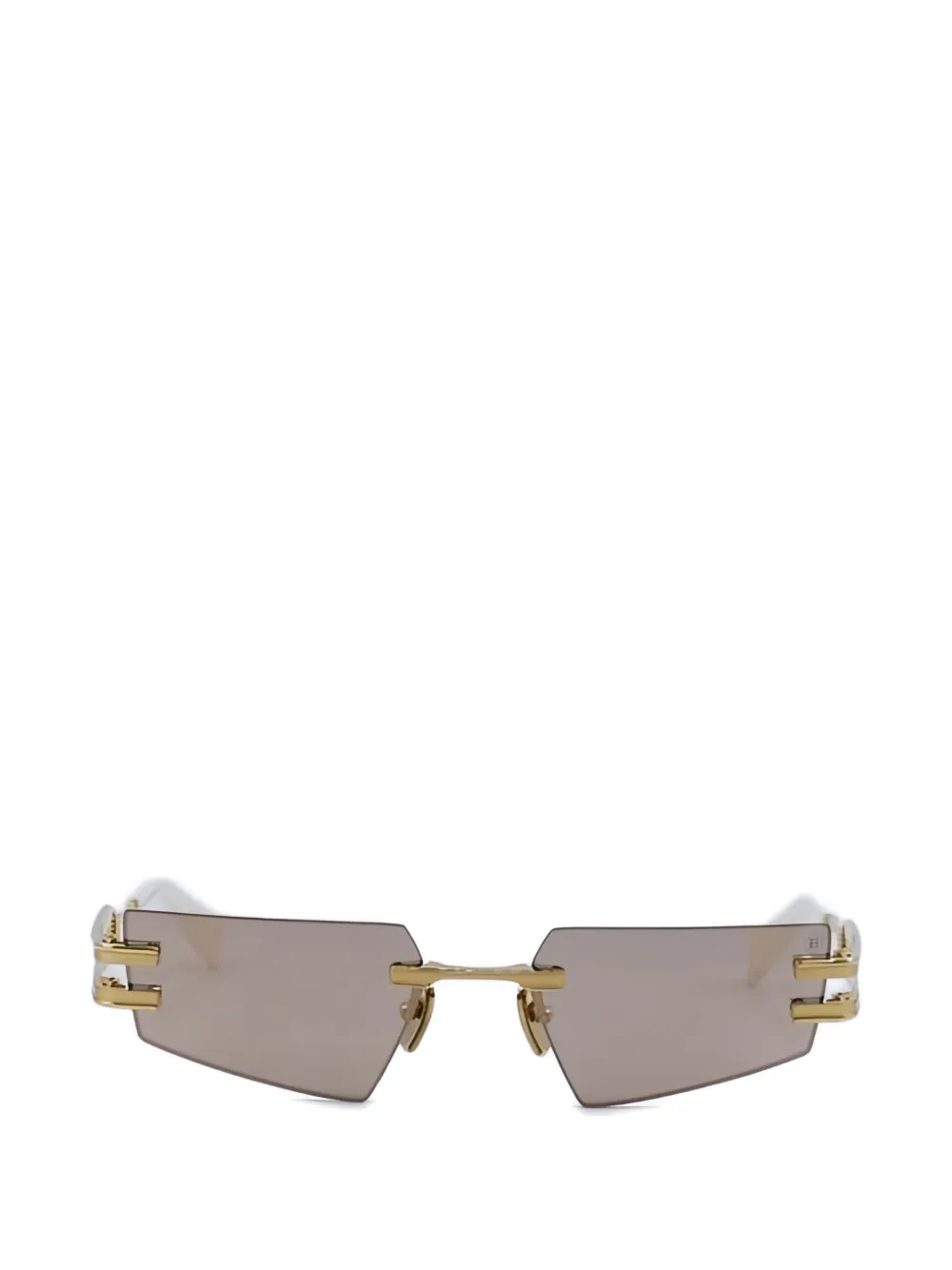 Balmain logo-detail sunglasses - Oro