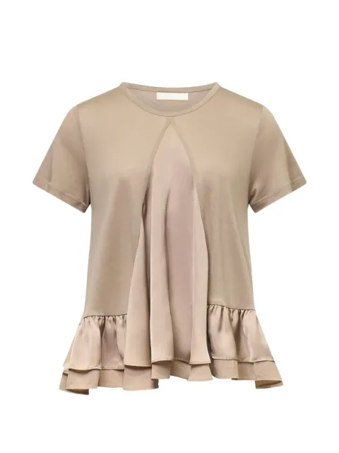 Club21 ruffled knit T-shirt