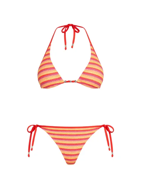 Seafolly striped longline bikini