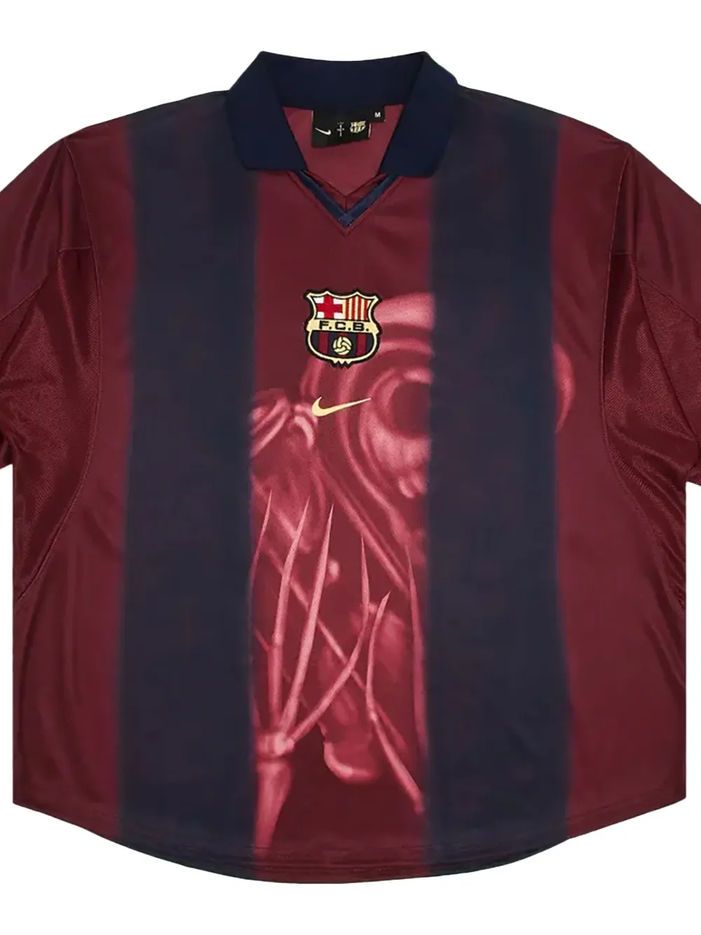 Travis Scott x Nike x FC Barcelona Retro Skeleton t-shirt | Red