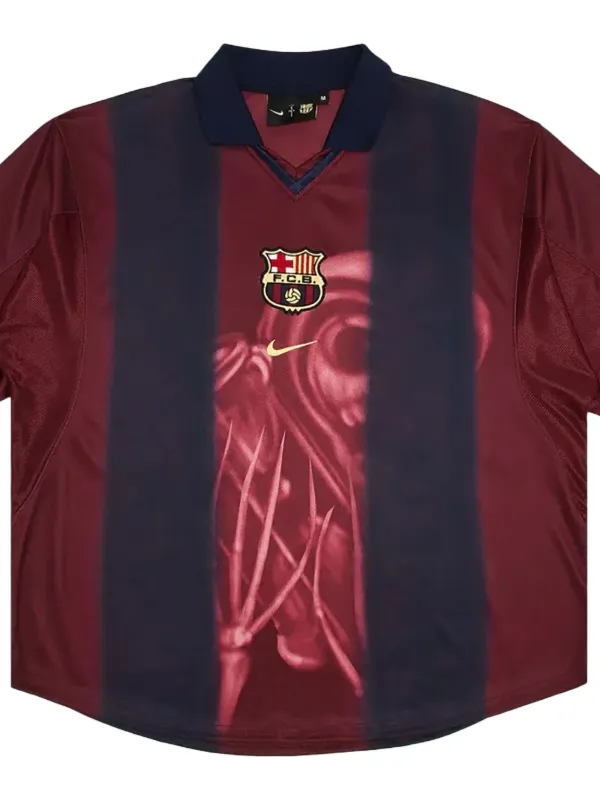 Travis Scott x Nike x FC Barcelona Retro Skeleton t-shirt | Red