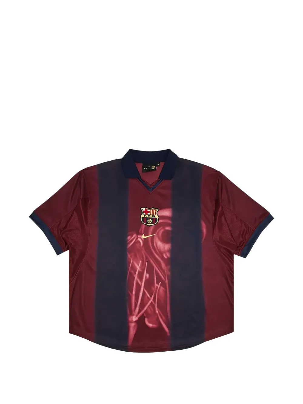 Travis Scott x Nike x FC Barcelona T-shirt con stampa - Rosso