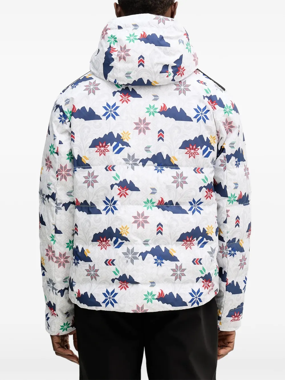  Helly Hansen Kvitfjell Floral Print Jacket - White 
