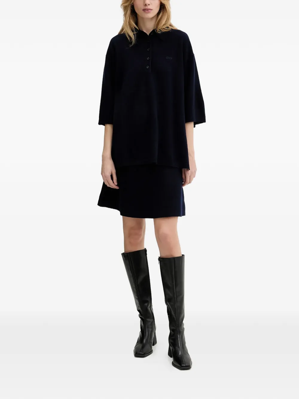 Gestuz Knitted Mini Skirt - Blue 