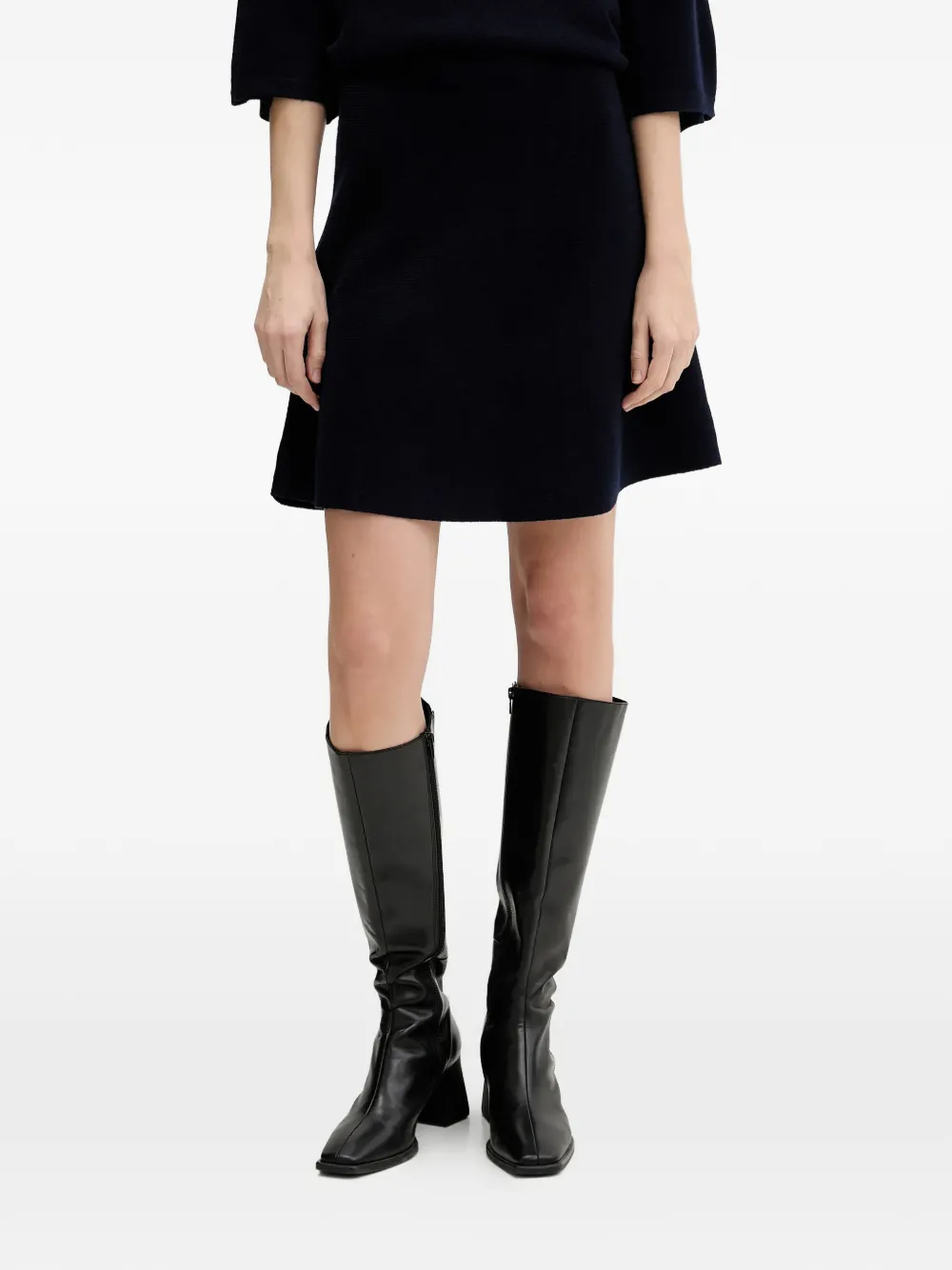 Gestuz knitted mini skirt - Blu