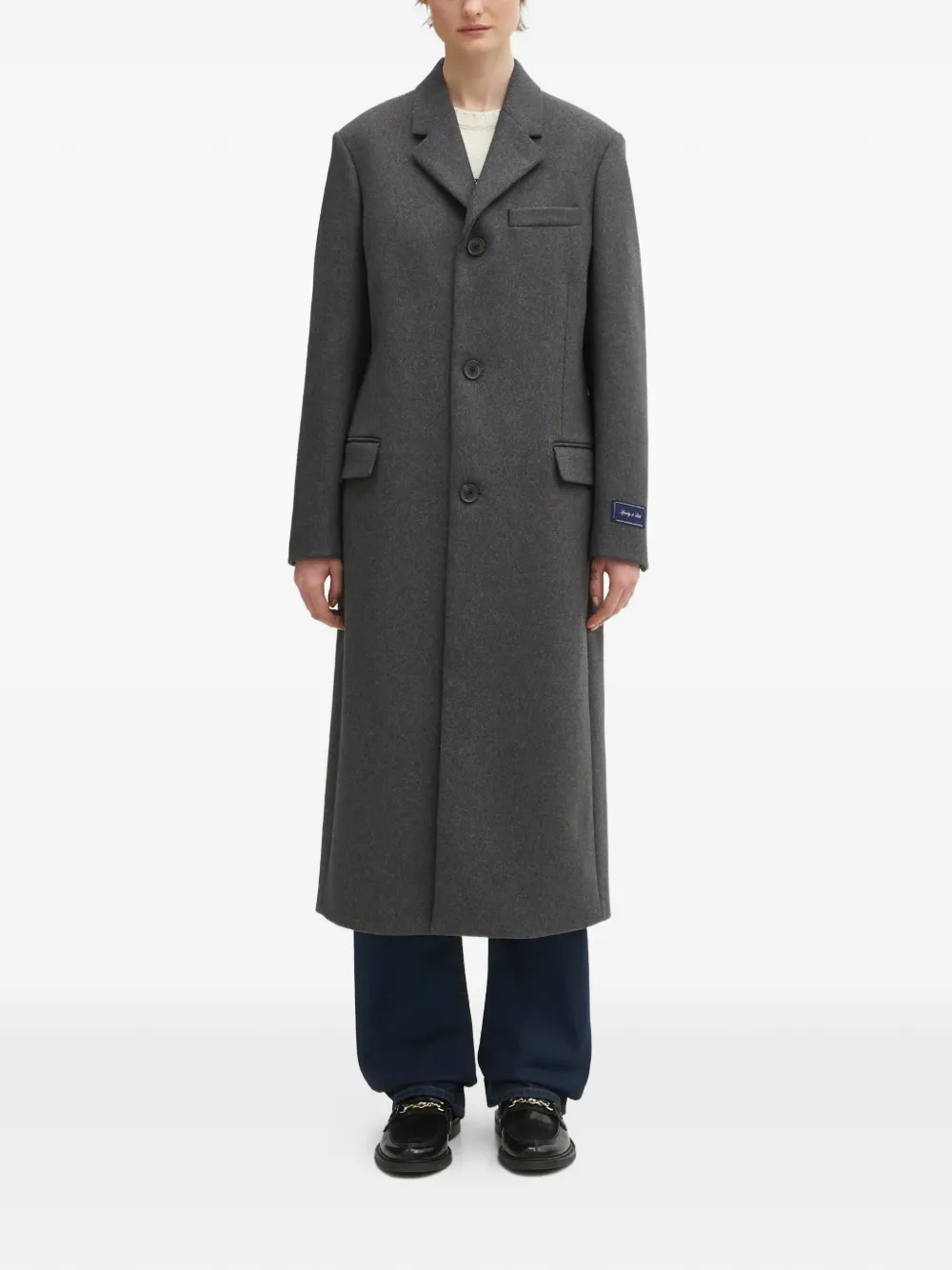 Sporty & Rich button coat - Grigio