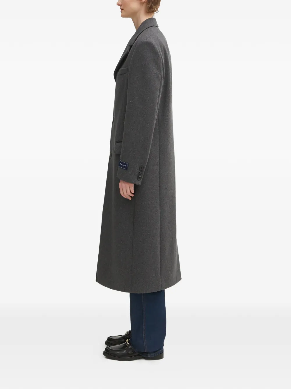  Sporty & Rich Button Coat - Grey 