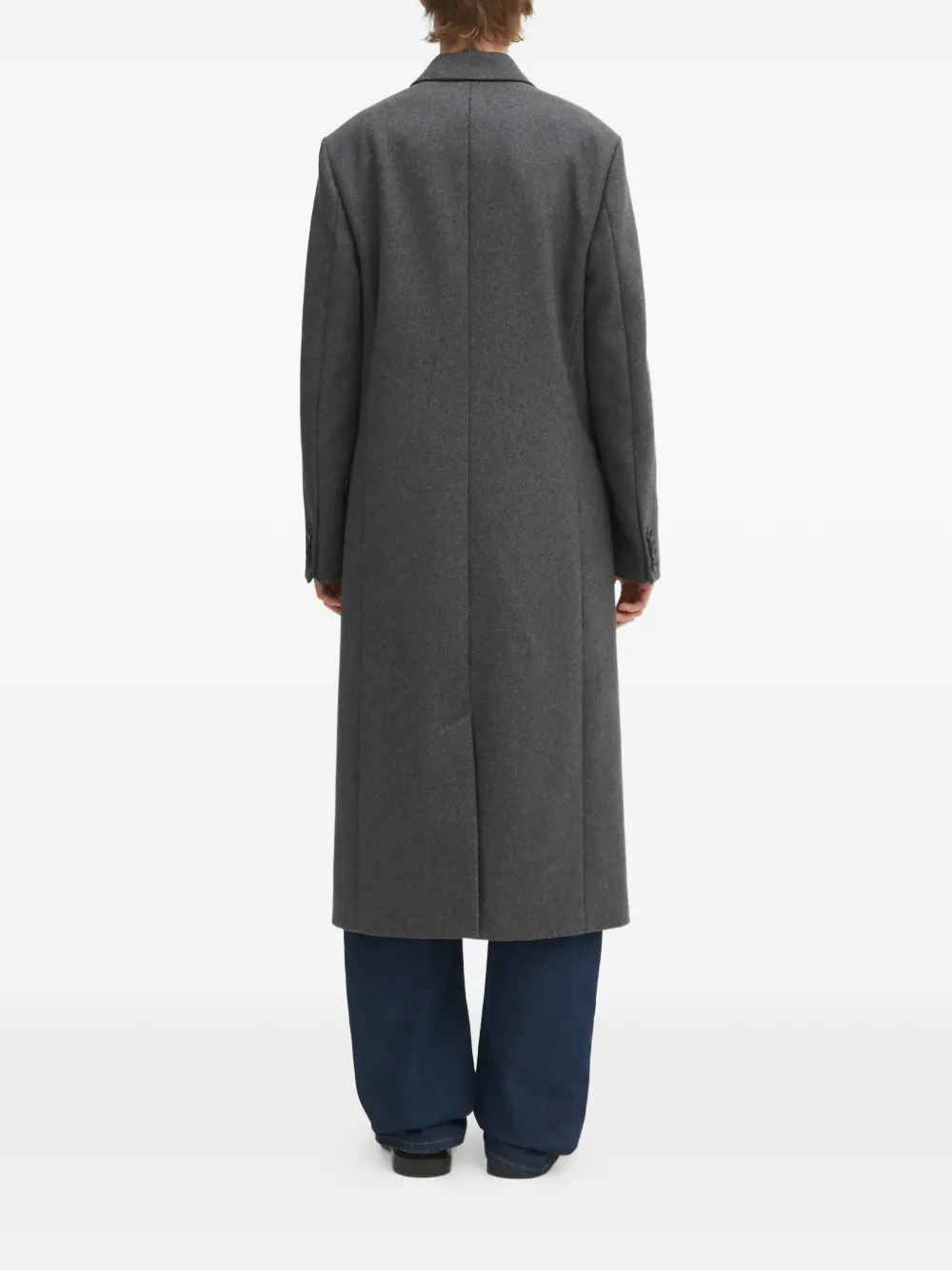 Sporty & Rich Button Coat - Grey 
