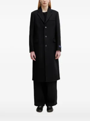 Devoa ストライプ シングルコート | ブラック | FARFETCH JP