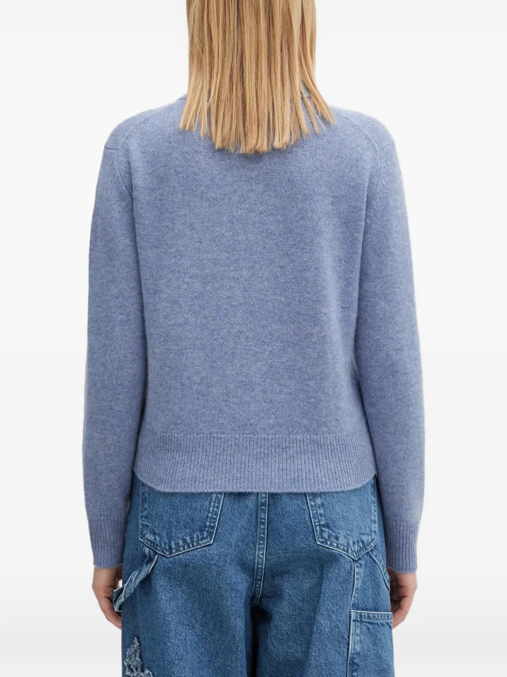 Sporty & Rich Polotop met knopen en logo Blauw