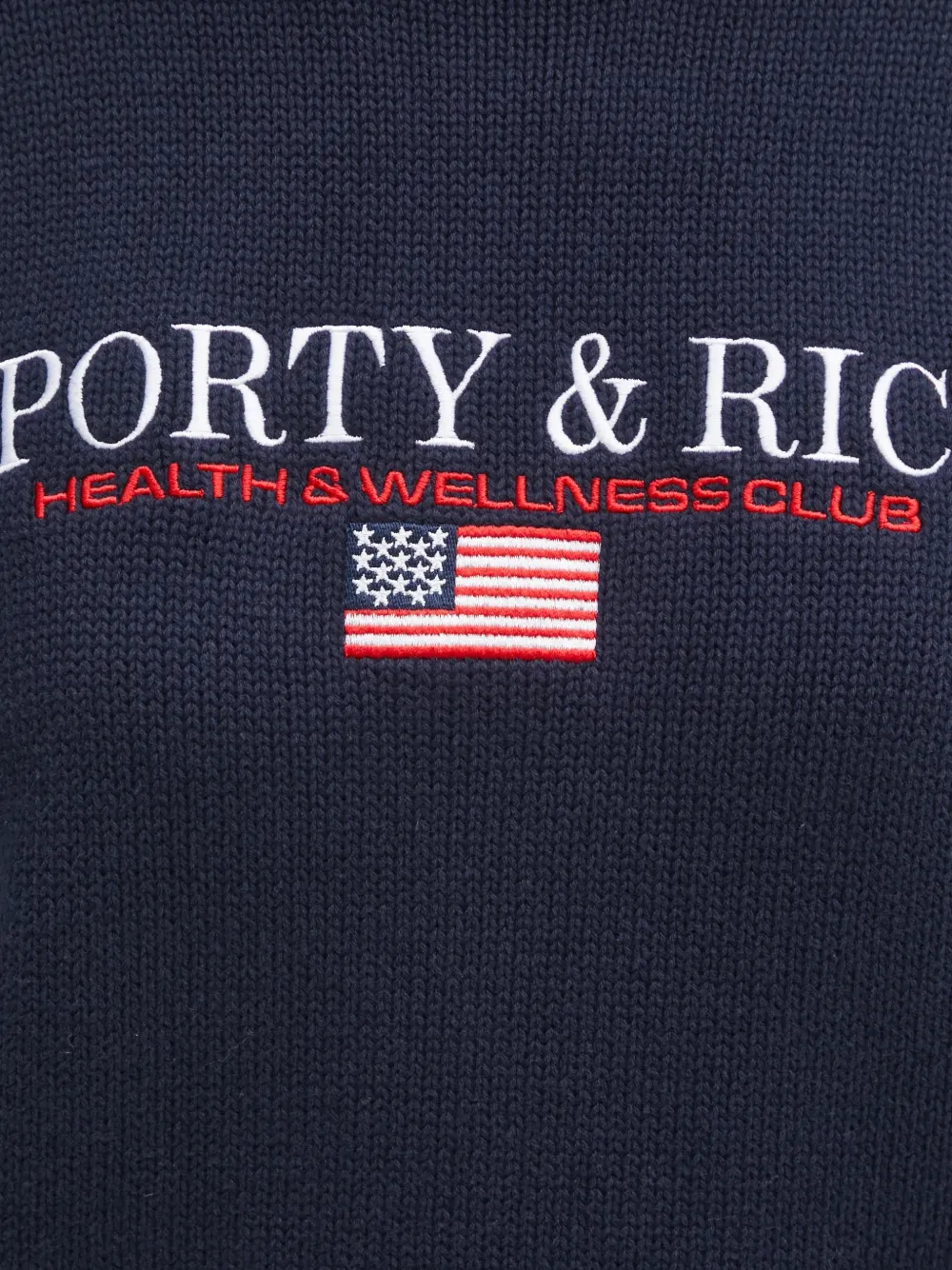 Sporty & Rich Trui met hoge hals Blauw