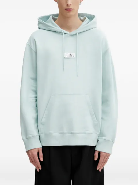 MM6 Maison Margiela logo-patch hoodie